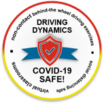 Driving Dynamics Covid Safe Badge