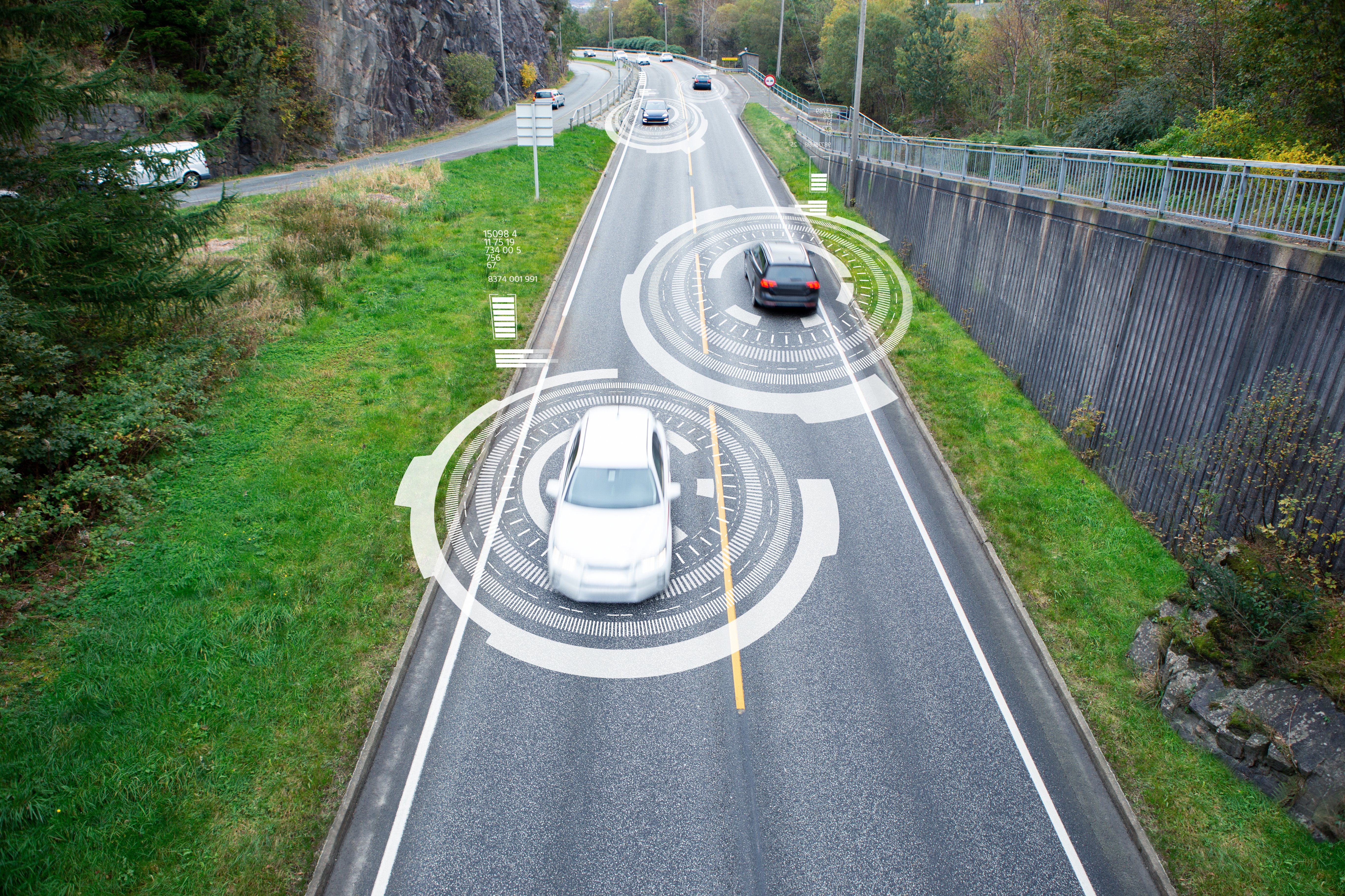 Wifi enabled cars on the road